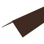 Планка конька плоского 150х150х2000мм, ПЭ0,4мм, RAL8017 (коричневый)