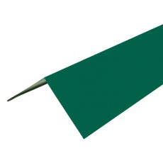 Планка конька плоского 150х150х2000мм, ПЭ0,4мм, RAL6005 (зеленый мох)