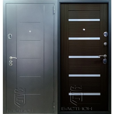 Дверь металлическая Модерн NEW Букле Венге 860*2050 правая