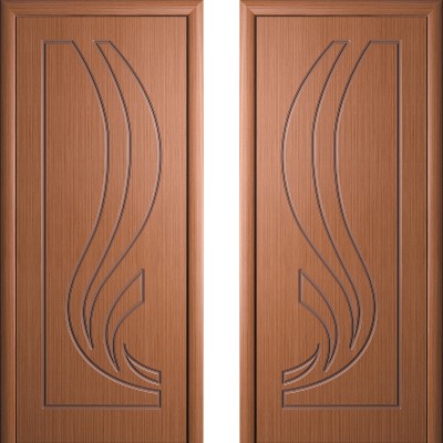 Дверь шпонированная Лотос орех ПГ-800