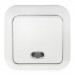 Выключатель 1 ОП "Макел" белый с подсветкой 45121- купить в Remont Doma| Каталог с ценами на сайте, доставка.