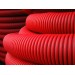 Купить Труба гофрированная 25 красная RU-СТ (внутренний диаметр 19 мм, 50м) в Ярцево в Интернет-магазине Remont Doma