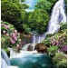 Декоративное панно Цветущий водопад 196х201 (6 листов) купить недорого в Ярцево