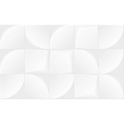 Плитка настенная Blanc white белый 02 30х50