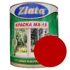 Краска МА-15 красная 1,6 кг "Zlata" Азов