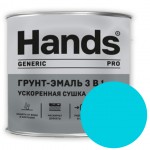 Грунт-эмаль 3в1 Hands Generic PRO голубой 1.8 кг