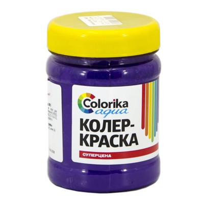 Колер-краска "Colorika aqua" фиолетовая 0,3 кг