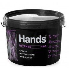 Краска "Hands Intense PRO" интерьерная моющая супербелая 1,3 кг