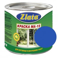 Краска МА-15 синяя 5,5 кг "Zlata" Азов