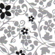 Пленка самоклеящаяся COLOR DECOR 0,45х8м 6002-8 серо-черные цветы