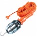 Купить Светильник-переноска LUX ПР-60-05 оранжевый 5 м 60W Е27 металлический кожух (без лампы) в Ярцево в Интернет-магазине Remont Doma