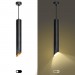 Купить Светильник подвесной (подвес) PL 17 BK MR16/GU10, черный, потолочный, цилиндр в Ярцево в Интернет-магазине Remont Doma