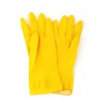 Перчатки резиновые желтые S, 447-004 VETTA