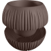 Купить Кашпо "Сфера" 1,7л. Цвет Темно-коричневый в Ярцево в Интернет-магазине Remont Doma