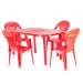 Кресло пластиковое "Фламинго" красное купить в Ярцево