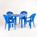 Купить Кресло пластиковое "Фламинго" синее  в Ярцево в Интернет-магазине Remont Doma