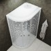 Купить Душевая кабина Triton Коралл левая, 1/4 круга, 120х80 см, мозаика белый в Ярцево в Интернет-магазине Remont Doma