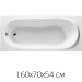 Ванна на раме Bas STYLE 160*70 без фронтальной панели, без сифона- купить, цена и фото в интернет-магазине Remont Doma