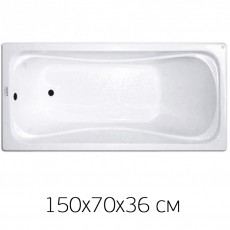 Ванна Triton "Стандарт - 150" 150х70, без слива/перелива, БЕЗ НОЖЕК