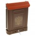 Купить Ящик почтовый ПРЕМИУМ с металлическим замком (коричневый, с орлом) в Ярцево в Интернет-магазине Remont Doma